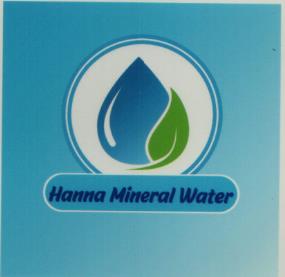 Hanna mineral water (and logo) trademark logo