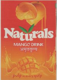 NATURALS AMRITULYA (and logo) trademark logo