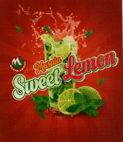 MANAKAMANA MASALA SWEET LEMON (and logo) trademark logo