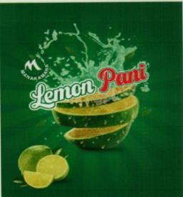 MANAKAMANA MASALA LEMON PANI (and logo) trademark logo