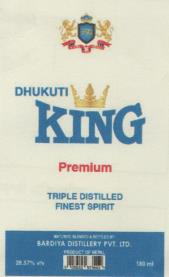 DHUKUTY KING PREMIUM (and logo) trademark logo