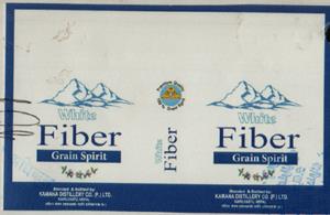 WHITE FIBER (and logo) trademark logo