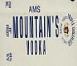 AMS MOUNTAIN'S VODKA (and logo) trademark logo
