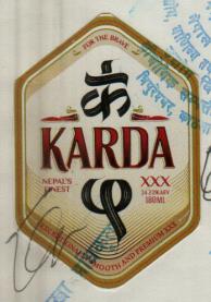 KARDA XXX (and logo) trademark logo