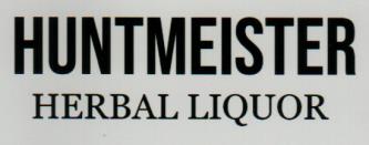 HUNTMEISTER HERBAL LIQUOR (and logo) trademark logo