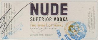 NUDE SUPERIOR VODKA 750ML (and logo) trademark logo
