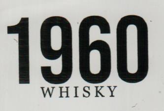 1960 WHISKY (and logo) trademark logo