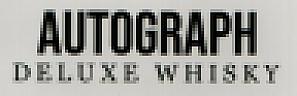 AUTOGRAPH DELUXE WHISKY (and logo) trademark logo