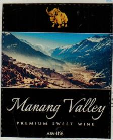 MANANG VALLEY (and logo) trademark logo