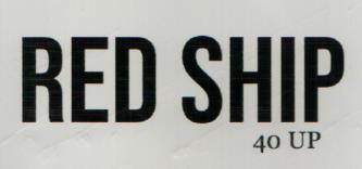 RED SHIP (and logo) trademark logo