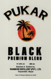 PUKAR BLACK (and logo) trademark logo