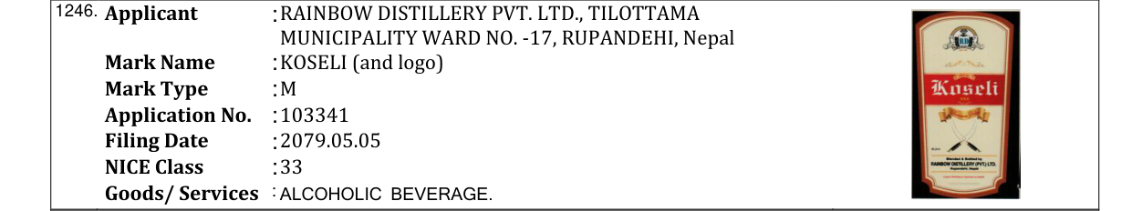 Original bulletin entry for KOSELI (and logo)