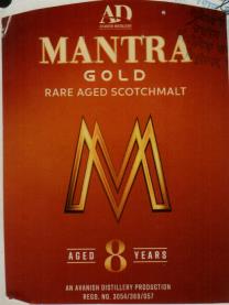 AD MANTRA GOLD (and logo) trademark logo