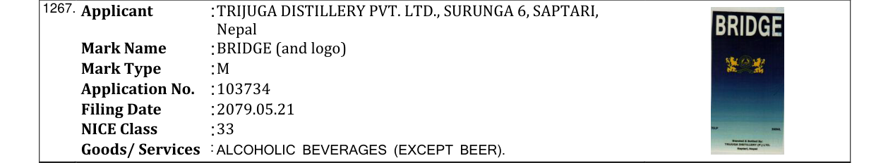 Original bulletin entry for BRIDGE (and logo)