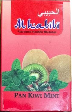 DEVICE OF ALHABIBI WITH PAN KIWI MINT (and logo) trademark logo