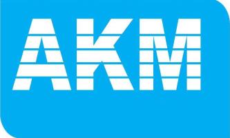 AKM (and logo) trademark logo