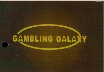 GAMBLING GALAXY (and logo) trademark logo