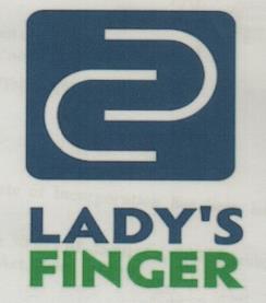 LADY'S FINGER (and logo) trademark logo