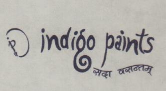 INDIGO PAINTS ससस ससससससस (and logo) trademark logo