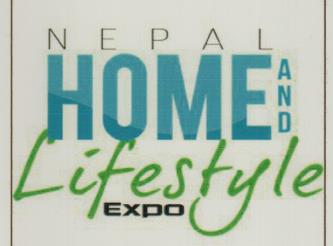 NEPAL HOME AND LIFE STYLE EXPO (and logo) trademark logo