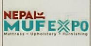 NEPAL MUF EXPO MATTRESS + UPHOLSTERY + FURNISHING (and logo) trademark logo