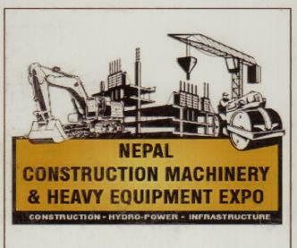 NEPAL CONSTRUCTIN MACHINERY & EQUIPMENT EXPO (and logo) trademark logo