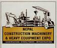 NEPAL CONSTRUCTIN MACHINERY & EQUIPMENT EXPO (and logo) trademark logo
