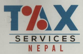 TAX SERVICES NEPAL (and logo) trademark logo