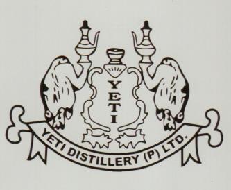 YETI DISTILLERY (P) LTD. (and logo) trademark logo