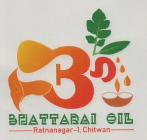 OM BHATTARAI OIL (and logo) trademark logo