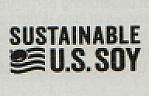 SUSTAINABLE U.S. SOY (and logo) trademark logo