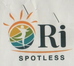 ORI SPOTLESS (and logo) trademark logo