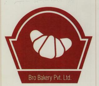 BRO BAKERY PVT. LTD. (and logo) trademark logo