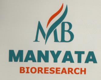 MANYATA BIORESEARCH (and logo) trademark logo