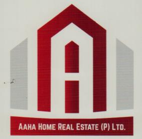 AAHA HOME REAL ESTATE (P) LTD. (and logo) trademark logo