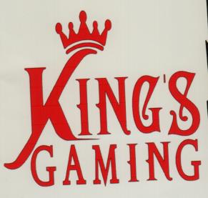 KING'S GAMING (and logo) trademark logo