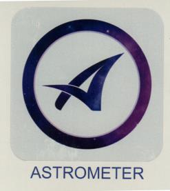 ASTROMETER (and logo) trademark logo