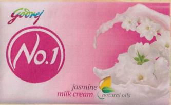Godrej NO.1 Jasmine Milk Cream (and logo) trademark logo