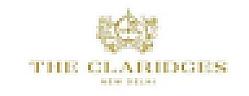 THE CLARIDGES (and logo) trademark logo