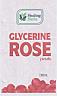 HEALING HERBS GLYCERINE ROSE PETALS (and logo) trademark logo