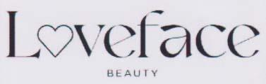 LOVE FACE BEAUTY (and logo) trademark logo