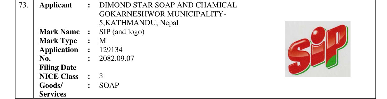 Original bulletin entry for SIP (and logo)