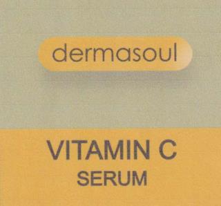 DERMASOUL VITAMIN C SERUM (and logo) trademark logo