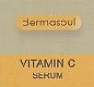 DERMASOUL VITAMIN C SERUM (and logo) trademark logo