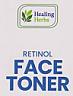HEALING HERBS RETINOL FACE TONER (and logo) trademark logo