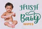HUSH BABY WIPES (and logo) trademark logo