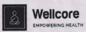 Wellcore (and logo) trademark logo
