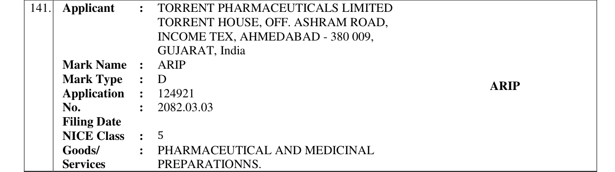 Original bulletin entry for ARIP