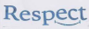 Respect (and logo) trademark logo