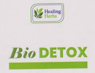 HEALING HERBS BIO DETOX (and logo) trademark logo